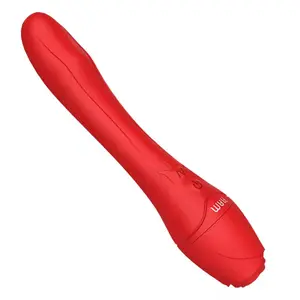 Tongkat pijat masturbasi wanita dewasa tahan air produk seks pemasok untuk dewasa terlaris vibrator panas mawar merah
