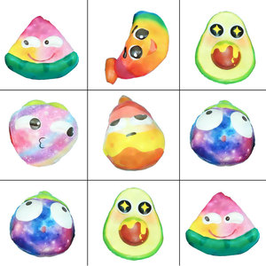 ลูกบอลผลไม้บีบเล่นสีสันสดใสจากโฟม PU ขายดี น่ารักแปลกใหม่ บอลสตรอว์เบอร์รีและกล้วยบีบเล่นแบบค่อยๆ คืนรูป - Product Image 4