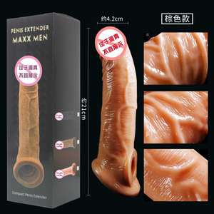 Préservatifs d'extension de couverture de pénis réutilisables de haute qualité <span class=keywords><strong>Sex</strong></span> Toys Manchons de pénis pour hommes - Product Image 2