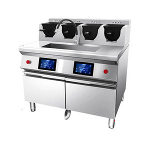 <span class=keywords><strong>SEMIKRON</strong></span> 110V/220V Acier inoxydable 3000-5000W Capacité 4x1L Fonction minuterie Robot de cuisson automatique pour riz frit Équipement commercial de cuisson - Product Image 4