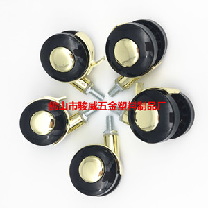 Ruedas para Muebles de 1.5 Pulgadas M8, Aleación de Zinc, Giratorias, Silenciosas, con Freno, Vástago Roscado, Diseño Moderno, para Uso Doméstico - Product Image 5
