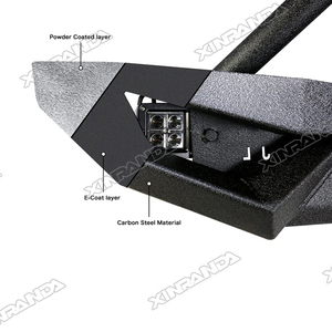 Accessoires tout-terrain avec pare-chocs avant éclairé pour <span class=keywords><strong>Jeep</strong></span> Wrangler 07-18 JK JL2018 2019 <span class=keywords><strong>2020</strong></span> 2021 2022 Accessoires extérieurs - Product Image 5