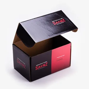 Biodegradable Eco-Friendly Golden Supplier Customized LOGO Auto Component Parts E-Flute Corrugated Mailer Shipping Boxes