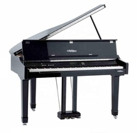 Piano numérique intelligent de fabrication chinoise, 88 touches, clavier lesté, finition rouge, synthétiseur, plusieurs couleurs disponibles
