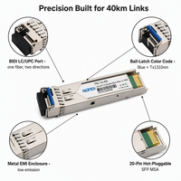Transceiver SFP 1.25G BID Cisco, Fibre Unique 1310nm/1490nm 40km LC DDM SMF, Transceiver Fibre Optique SFP