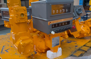 عداد تدفق ميكانيكي PD DN100 لمحطات الوقود والبنزين والديزل مع صمام مسبق الضبط - Product Image 6