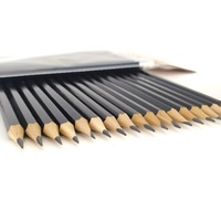10 Têtes de crayons en bois HBOPP emballées, production de haute qualité, personnalisation en gros, promotion de cadeaux pour étudiants, écoles et bureaux