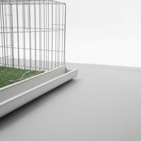 Cage à poulets de ferme avec cadre épaissi antirouille et grillage pour l'élevage avicole