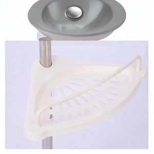 Étagère d'angle <span class=keywords><strong>extensible</strong></span> sans perçage en acier inoxydable, panier de <span class=keywords><strong>douche</strong></span> multifonctionnel pour salle de bain - Product Image 4