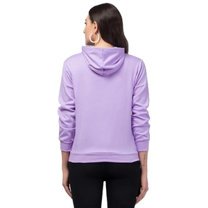 Sweat-shirt à capuche décontracté pour femme, fabriqué au Bangladesh, automne/hiver, avec poches imprimées, tissu écologique et respirant - Product Image 2
