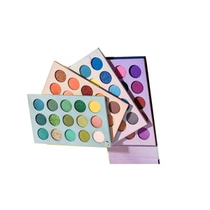 Paleta de Sombras de Ojos al por Mayor para Uso Profesional en Fiestas, de Larga Duración, con Pigmentos Mate y Brillantes, Tonos Neutros Cálidos, con Espejo - Product Image 2