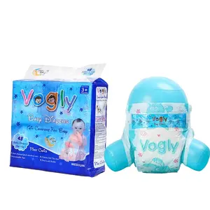 Ultra thin size complete Of Core body good quality Vogly baby diaper hot sell 10 years