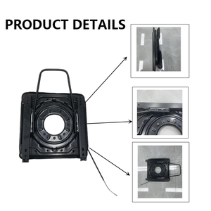 Mecanismo giratorio de asiento AuCar de 360 grados, placa giratoria con riel deslizante para autocaravana Campers Motorhome RV - Product Image 3