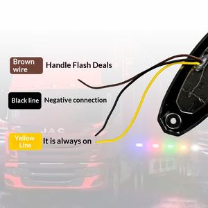 Nouvelles feux <span class=keywords><strong>de</strong></span> <span class=keywords><strong>position</strong></span> latéraux LED 12V IP68 chromés en forme d'olive pour camions, clignotants <span class=keywords><strong>de</strong></span> frein pour remorques et fourgonnettes - Vente en gros - Product Image 4