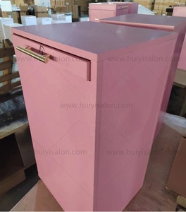 Carrito de salón rosa, carrito de salón, armario de belleza, carrito, estación de armario con carrito - Product Image 6