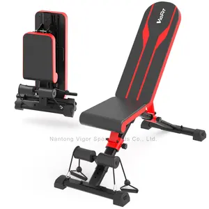 Foldable Workout Weight Bench Exercise Bench Press for Home Use Strength Training Bench for Body Fitness Adjustable