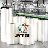 Film rétractable translucide en PE écologique Jutai avec moulage par soufflage pour les boissons gazeuses et les multipacks de bière