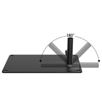 Support de bâton d'alignement de golf en métal avec plaque de base, outil d'entraînement réglable pour l'analyse de la trajectoire du swing, logo personnalisé, vente en gros
