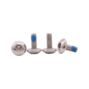 Tornillos de Cabeza Hexagonal Personalizados con Parche Nylok Antiaflojamiento UNC UNF 2 # -56 a 12 # Acero Inoxidable -24 A2-70 A4-80 - Product Image 1