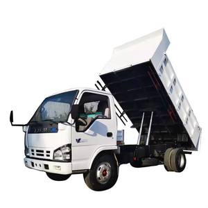 Camión Volquete Mini <span class=keywords><strong>Isuzu</strong></span> de 120hp y <span class=keywords><strong>3</strong></span> <span class=keywords><strong>Toneladas</strong></span>, Motor Diésel 4x2, para Transporte de Escombros en Construcción Urbana, en Oferta - Product Image 1