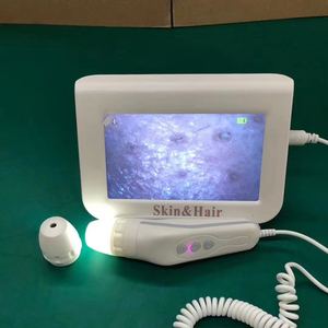 7 polegadas Scalp Detector cabelo folículos óleo umidade Tester pele Analyzer máquina Facial pele cabelo analisador máquina recarregável - Product Image 1