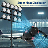 Luz LED de Alta Potencia para Estadios, 400W-1000W, IP66, Multideportiva, para Exteriores, de Aluminio, con Garantía de 5 Años, Alto CRI 70, Certificación DLC