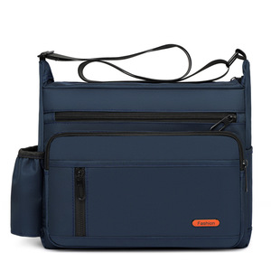 Sac bandoulière homme personnalisé avec logo, tendance, en tissu PU haut de gamme, léger, imperméable et antivol, idéal pour l'été et le printemps - Product Image 2