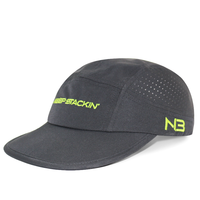 Casquettes HS31 en gros unisexe streetwear personnalisées avec logo brodé, légères, 5 panneaux, à fermeture snapback, pour la course, le surf et le camping