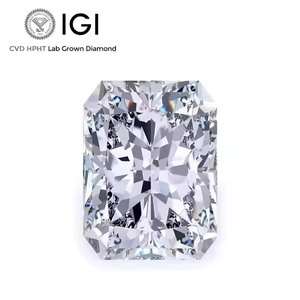 Diamant de laboratoire cultivé CVD de qualité supérieure, taille Radiant, couleur E, clarté VVS1, poli avec précision, certifié IGI, brillance supérieure, RECD180 - Product Image 1