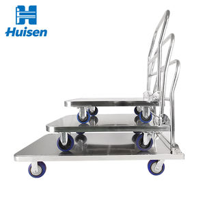 Magazijn Groothandel Heavy Duty Trolley Kar Opvouwbare Metalen <span class=keywords><strong>Aluminium</strong></span> Materiaal Behandeling Handtruck Trolley - Product Image 2