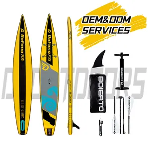 Holesale-Tabla de paddle inflable de PVC, tabla de surf de pie, nuevo diseño