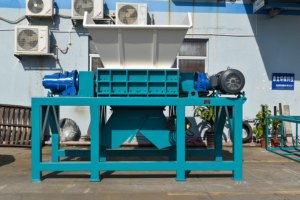 Industrial Big Power Waste Paper <strong>Board</strong> Plastic Shredder Double-shaft Double Motor Shredder - Product Image 3