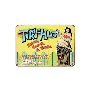 Pin-up Lady Metalen Plaatje Sexy Meisje Vintage Tin Bord Decoratief Café Winkel Bar Pub Badkamer Club Garage Hotel Wanddecoratie Auto Poster - Product Image 5