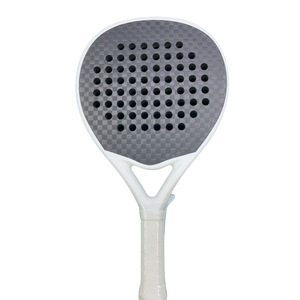 Chất lượng cao chuyên nghiệp sợi carbon padel vợt tùy chỉnh thể thao ngoài trời bãi biển TENNIS <span class=keywords><strong>RACKET</strong></span> với nylon Net EVA Grip - Product Image 4