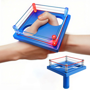 Jouet de farce éducatif à choc électrique, buzzer manuel, motif cube, en ABS, avec ring de lutte au pouce personnalisé pour un divertissement interactif sûr - Product Image 3