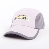 Nouveau Style multi-panneau chapeau de course casquette Sports de plein air imperméable en Nylon maille bord incurvé imprimé motif casquette de Baseball
