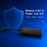 Traceur GPS intelligent mini pour voiture avec détection ACC, coupure de carburant/électricité à distance 4G mondiale, suivi en temps réel et Wi-Fi Beidou pour la gestion de flotte