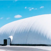 Tente de stade de dôme de sports aériens du fabricant professionnel annonçant la structure gonflable à vendre