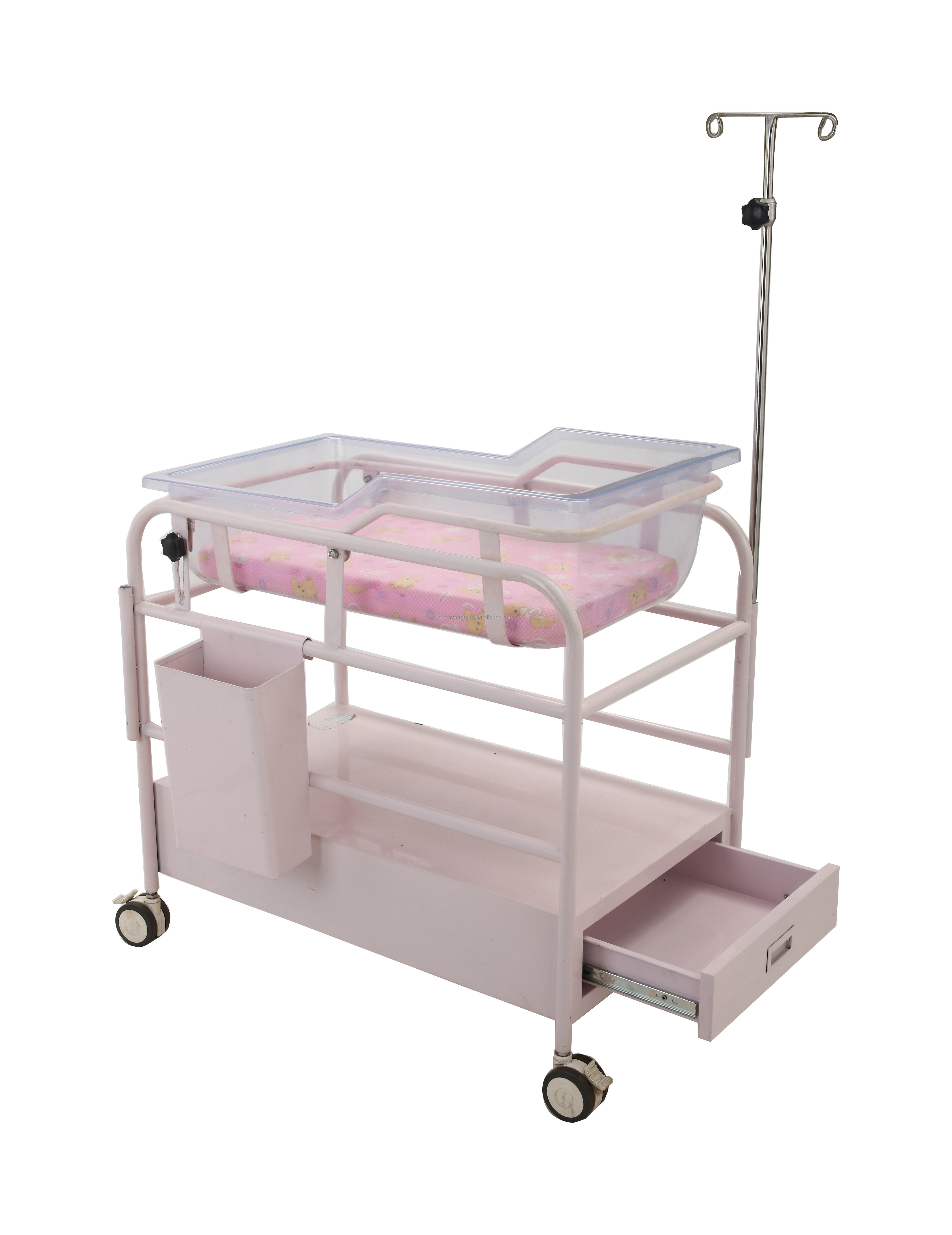 Hospital Transparent Baby Bassinet New-born Cribs