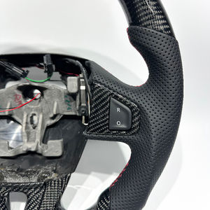 Volant de voiture en fibre de carbone personnalisé avec LED, vente chaude en usine, pour Renault <span class=keywords><strong>Megane</strong></span> RS, <span class=keywords><strong>Megane</strong></span> 3, <span class=keywords><strong>Megane</strong></span> 4, finition mate - Product Image 2