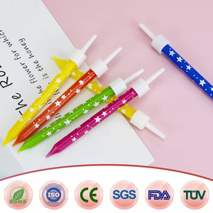เทียนวันเกิดลายดาวเล็กๆ สีสันสดใส เป็นมิตรกับสิ่งแวดล้อม คุณภาพสูง สำหรับตกแต่งงานวันเกิดเด็กและงานปีใหม่ - Product Image 2