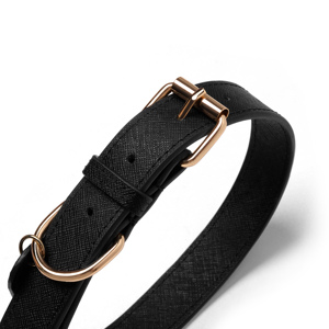 <span class=keywords><strong>Collier</strong></span> en cuir <span class=keywords><strong>grain</strong></span>é personnalisé pour chien avec étiquettes nominatives personnalisées pour chiens de grande et petite taille – Cadeau tendance - Product Image 4