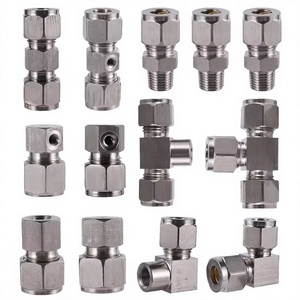 Conector de Tubería de Acero Inoxidable de 3/8 Pulgadas con Superficie Lisa, Sistema de Riego por Nebulización, Accesorio de Acoplamiento para Sistema de Pulverización de Paisajes - Product Image 2