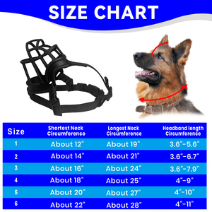 Bozal para Perro PETBUDDY, Ajustable, Transpirable, de Plástico Resistente, para Razas Grandes, con Cierre de Hebilla Moderno - Product Image 5