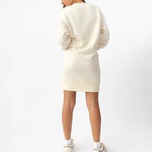 Robe midi décontractée moderne de style urbain pour femme, col montant, broderie florale, dentelle ajourée, collection été, best-seller - Product Image 2