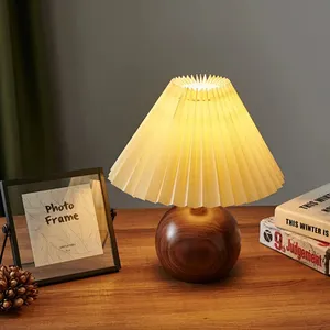 Modern oturma odası özel baskılı kumaş abajurlar dekorasyon lamba kapağı pilili lamba gölge