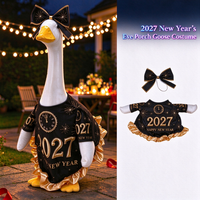 Meilleures ventes : Costume de canard de jardin pour le Nouvel An 2027, tenue de canard pour pelouse, robe de statue de canard pour décoration de fête du Nouvel An en extérieur