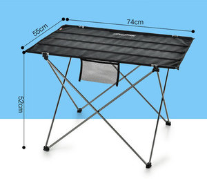 Tavolo da Spiaggia Moderno e Leggero in Oxford con <span class=keywords><strong>Gambe</strong></span> Pieghevoli in Alluminio, Facile da Trasportare - Product Image 3