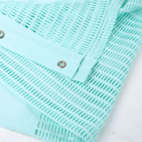 La meilleure cloison de qualité utilisée cabine de confidentialité diviser polyester hôpital médical rideau de confidentialité tissu avec maille
