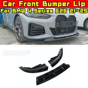 <b>For</b> BMW 4 Series 4-Door G26 2021-2025 <b>Car</b> Front Bumper Lip Splitter <b>Diffuser</b> Body Kit Bumper Guard Protector Cover Accessories - Product Image 1